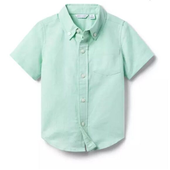 Janie and Jack Linen-Cotton Shirt button down
Size 2T sea breeze NWT in packagin - Picture 1 of 4